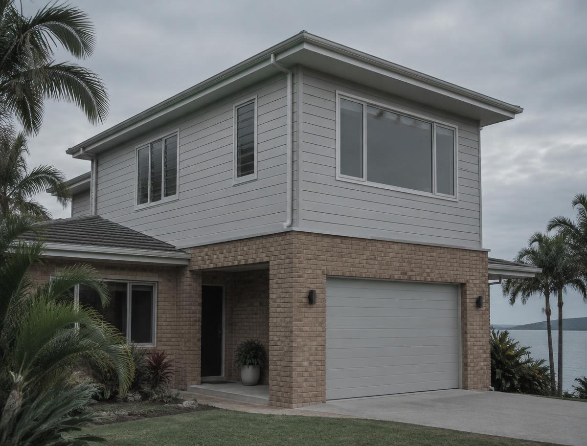 Second-storey home extension added to an existing Gold Coast house